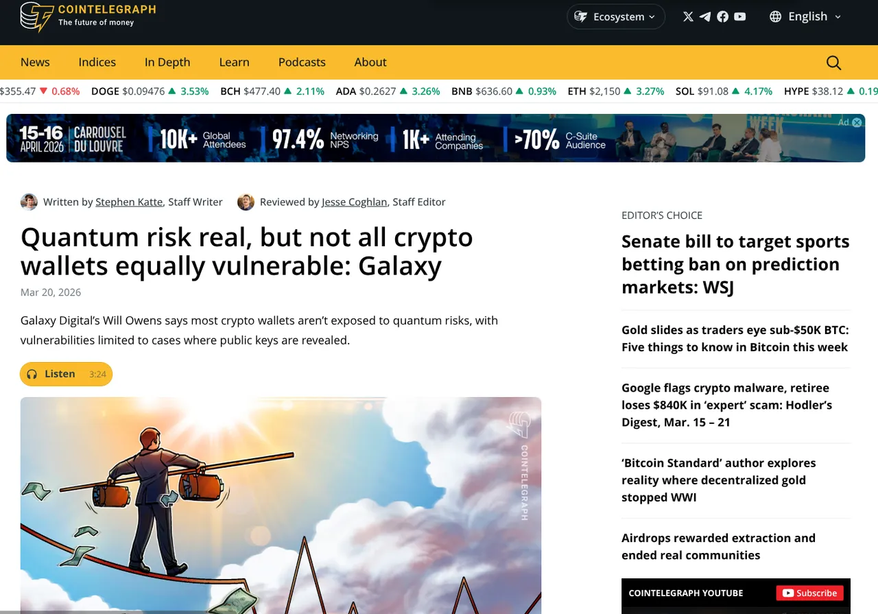 Cointelegraph Website