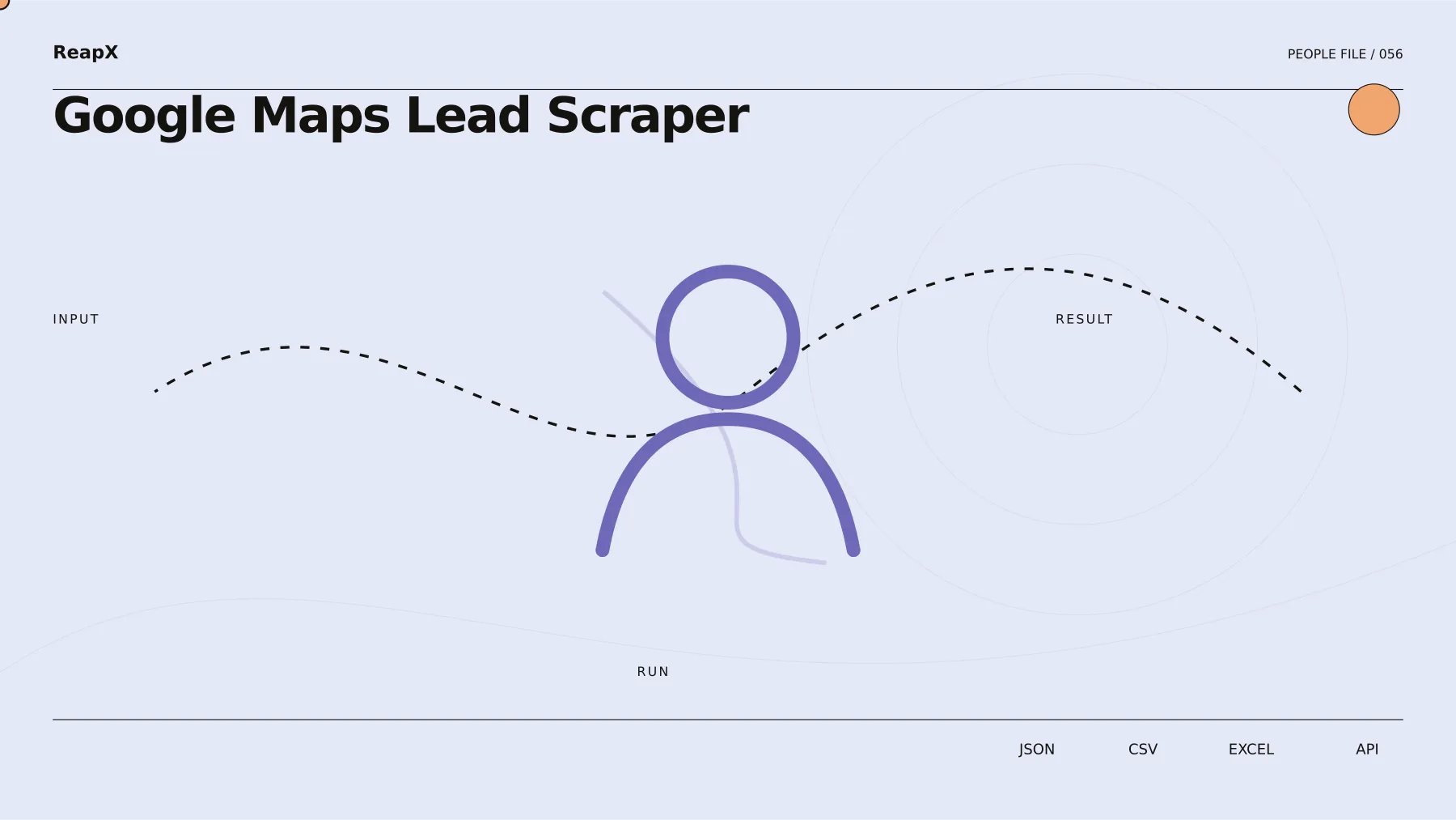 Google Maps Lead Scraper input and result demonstration