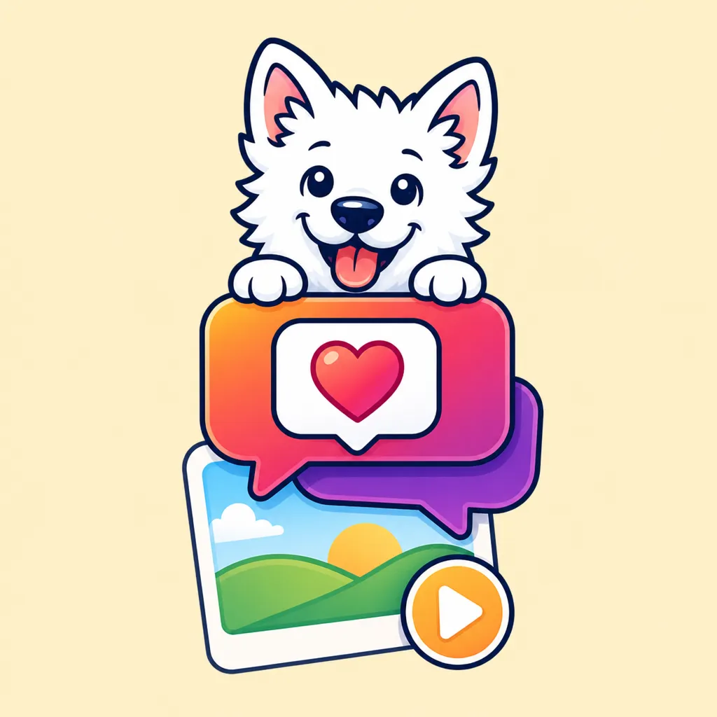 Instagram comment scraper mascot