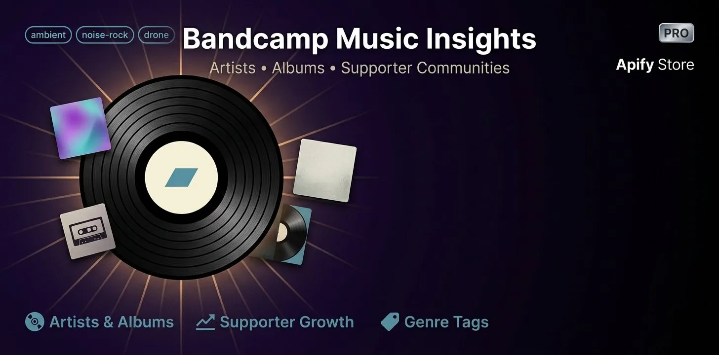 Bandcamp Music Insights Scraper