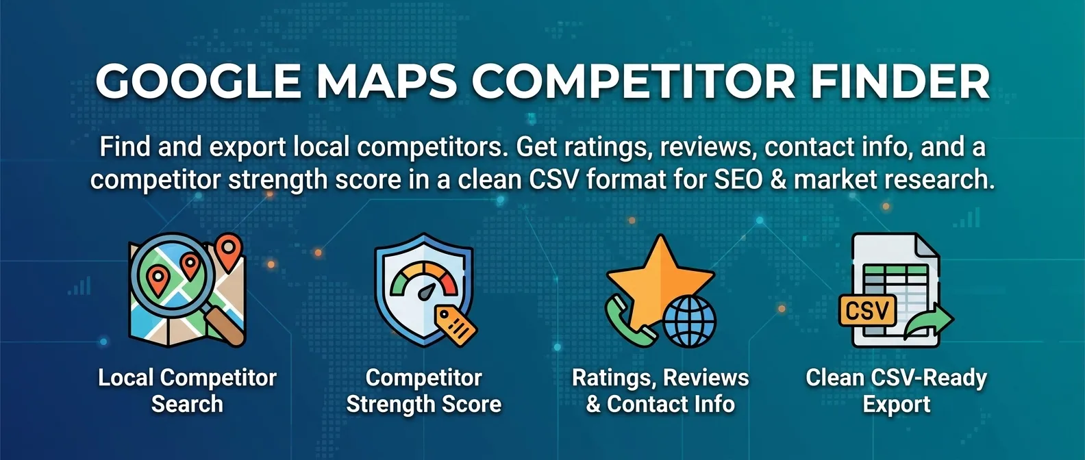 Google Maps Competitor Finder