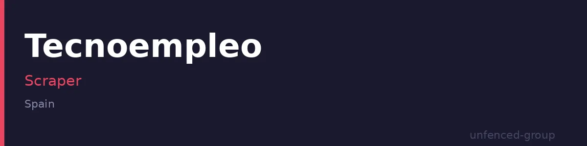 Tecnoempleo Scraper