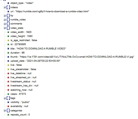 video screenshot