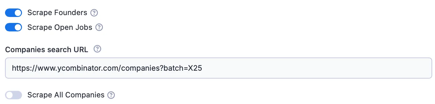 Input Example
