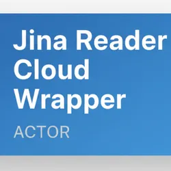 Jina Reader Cloud Wrapper avatar