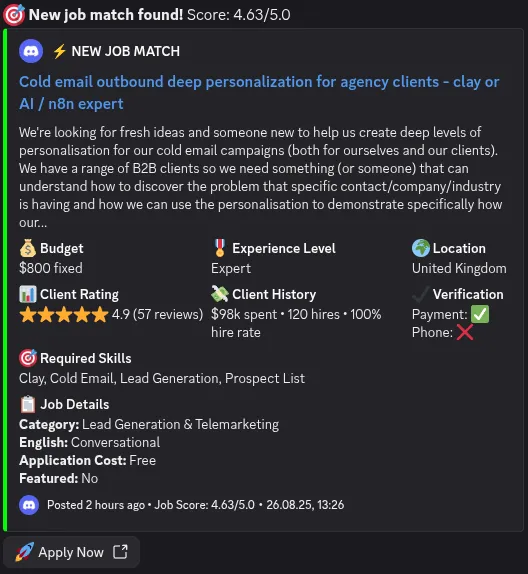 Notificaiton example