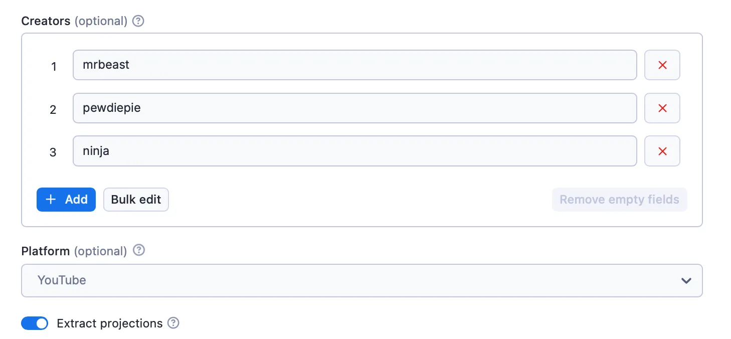 Scraper Sample Input