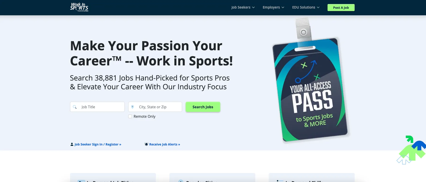WorkInSports Scraper