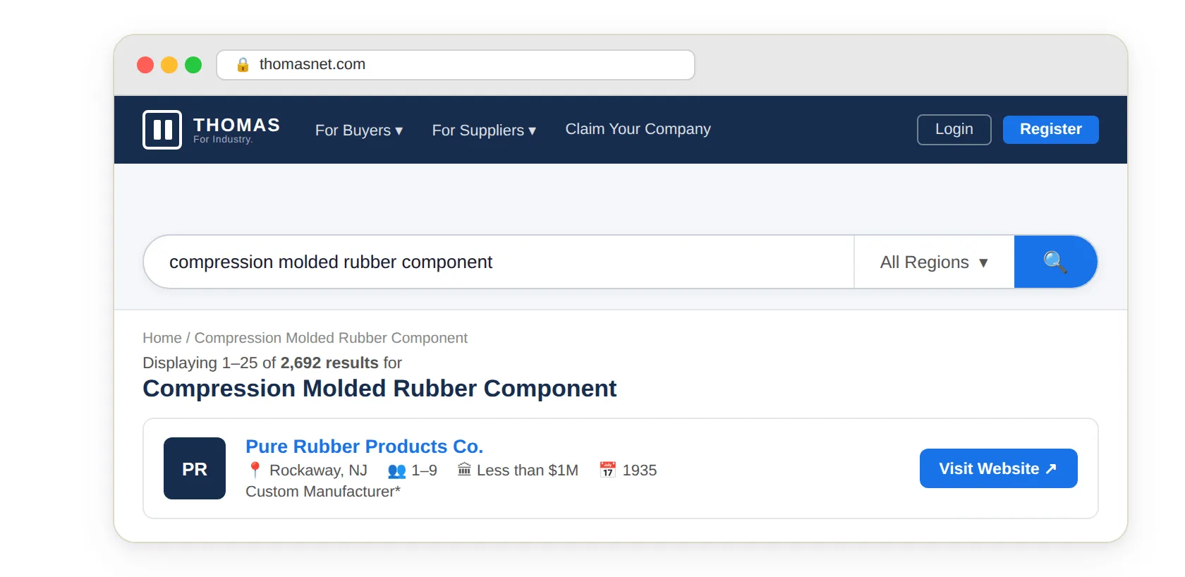ThomasNet.com — what this Actor scrapes