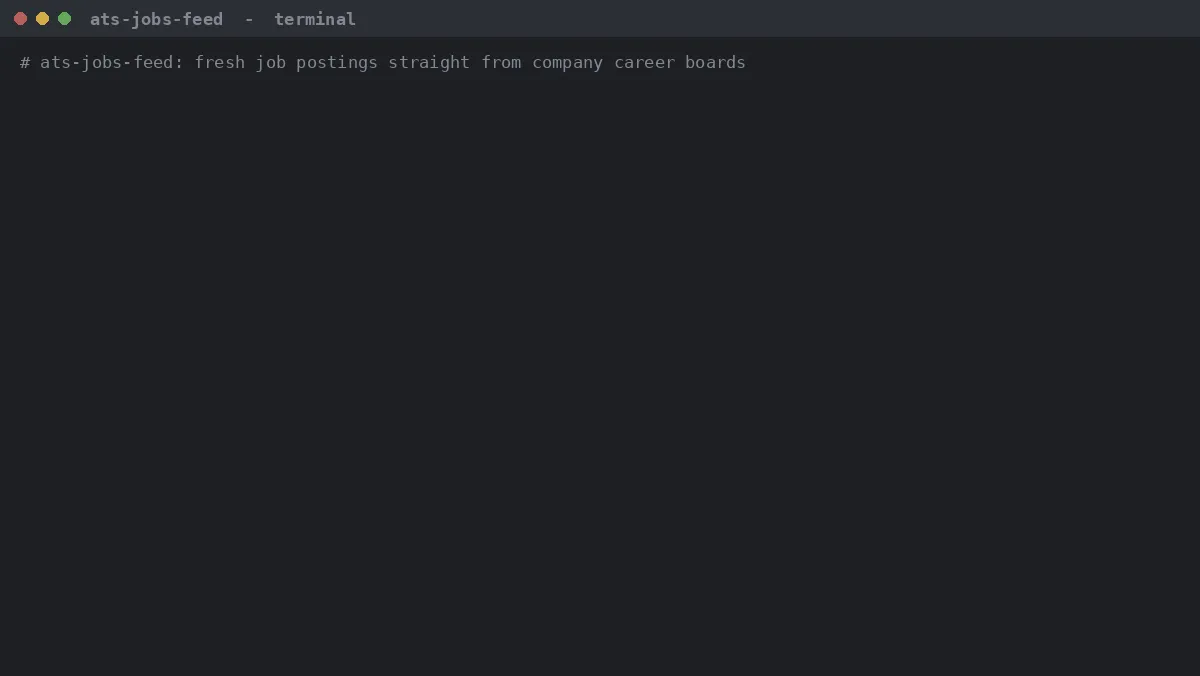 ats-jobs-feed demo