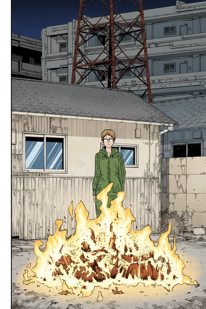 Colorized Manga Panel