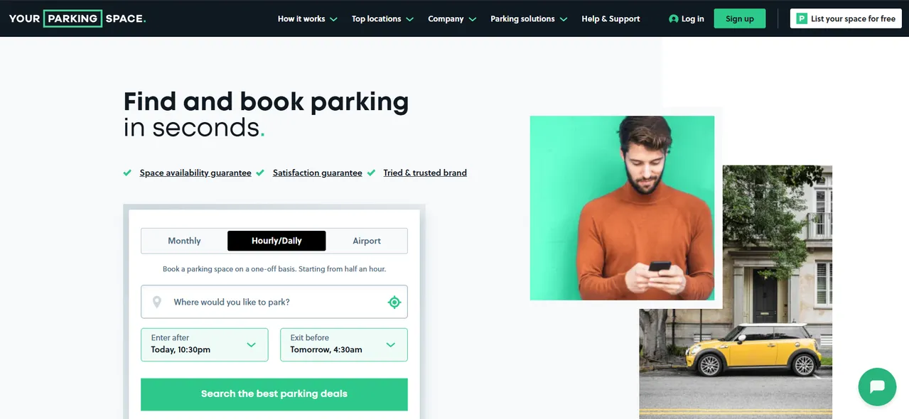 YourParkingSpace.co.uk Scraper