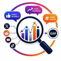Social Topic Gap Finder