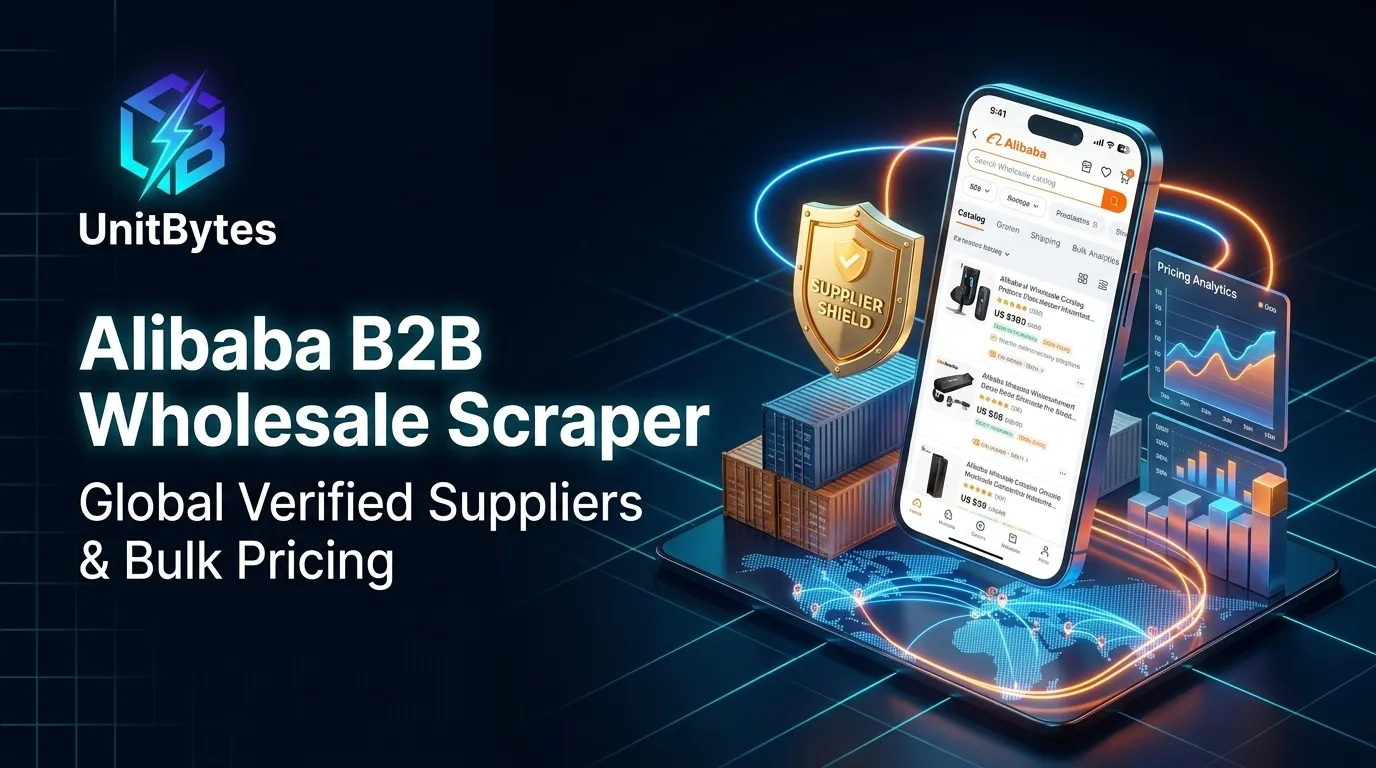 Alibaba Wholesale & Verified Suppliers Scraper by UnitBytes
