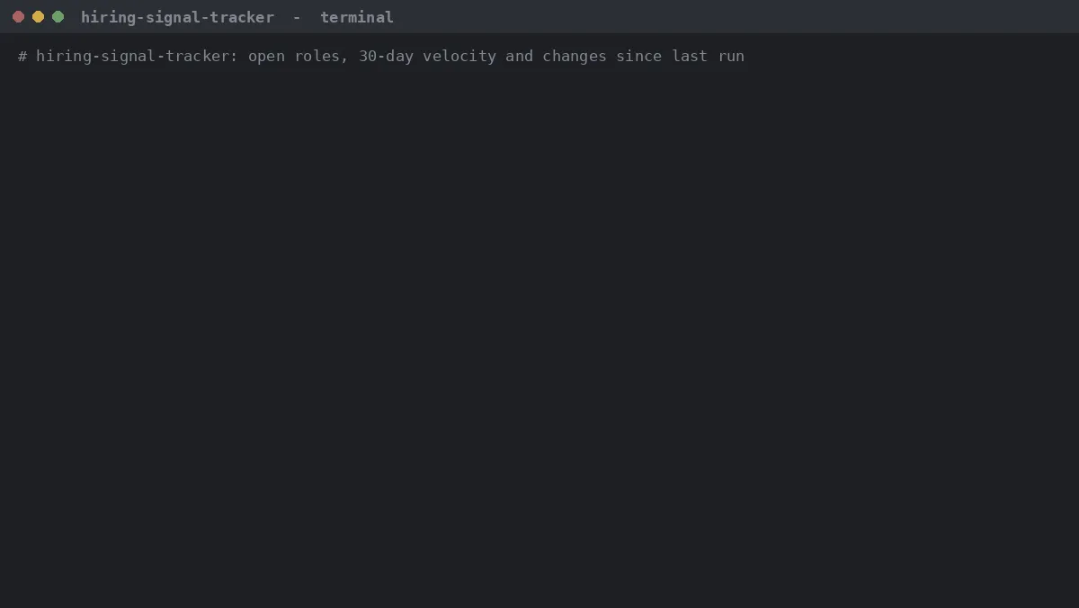 hiring-signal-tracker demo