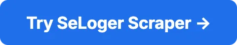 Try SeLoger Scraper