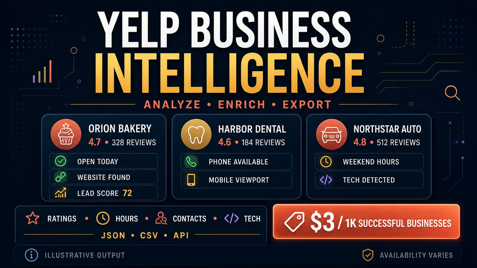 Yelp Business Scraper hero