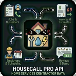 Housecall Pro API - Home Services Contractor Data