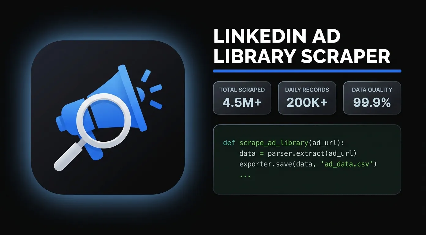 LinkedIn Ad Library Scraper