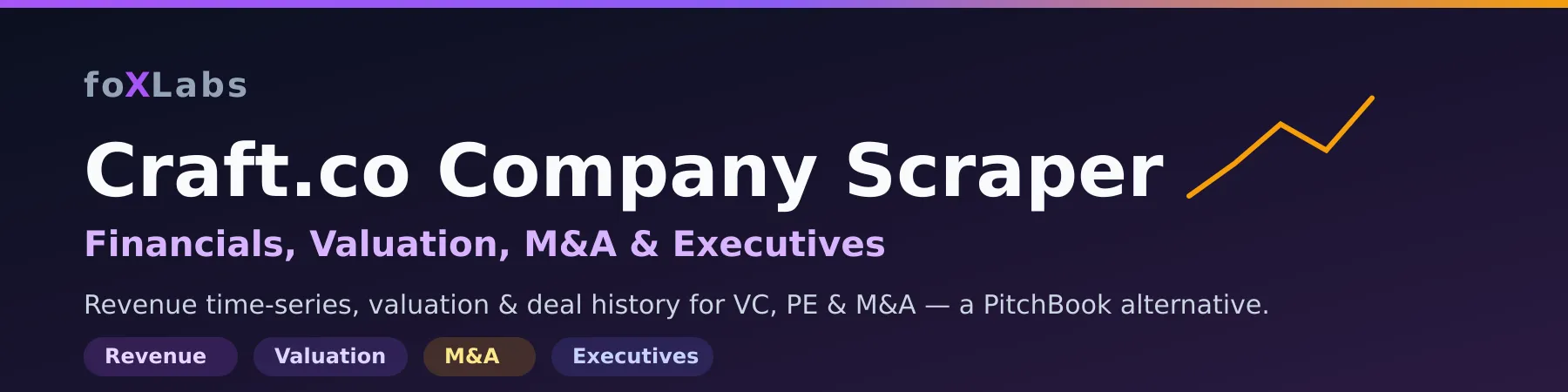 Craft.co Company Scraper — Financials, Valuation, M&A