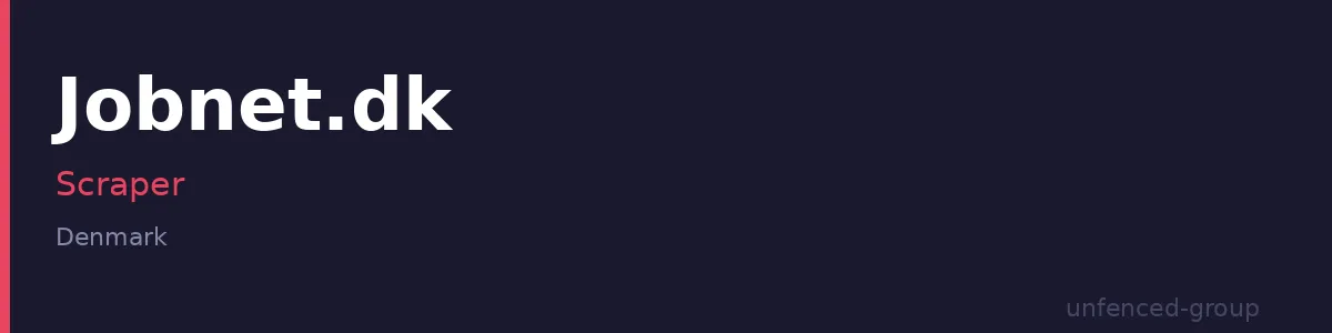 Jobnet.dk Scraper
