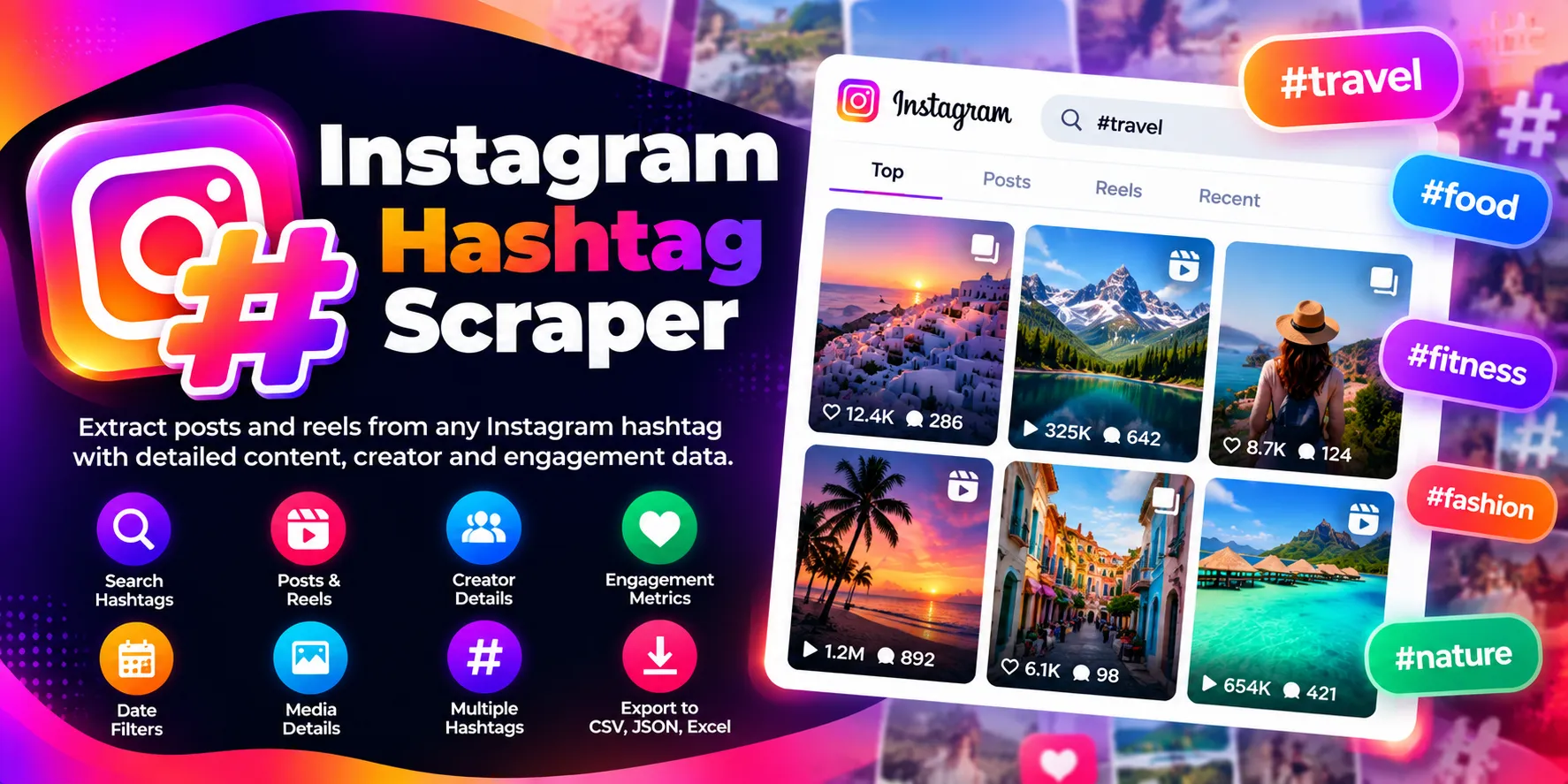 Instagram Hashtag Scraper
