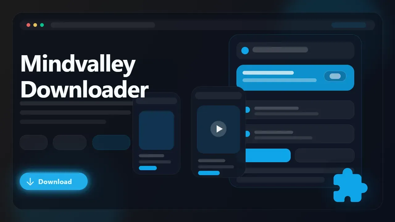 Mindvalley Downloader