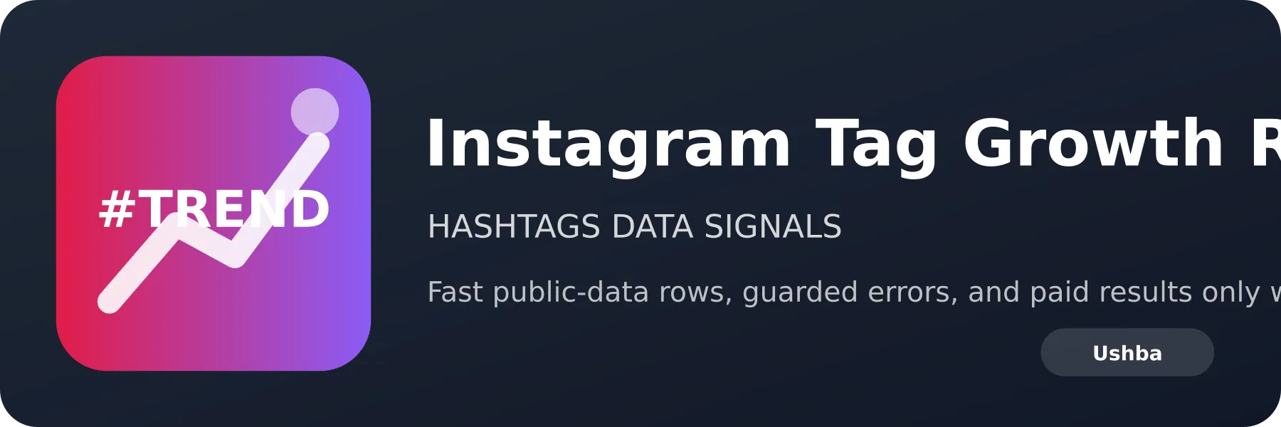 Instagram Tag Growth Radar logo