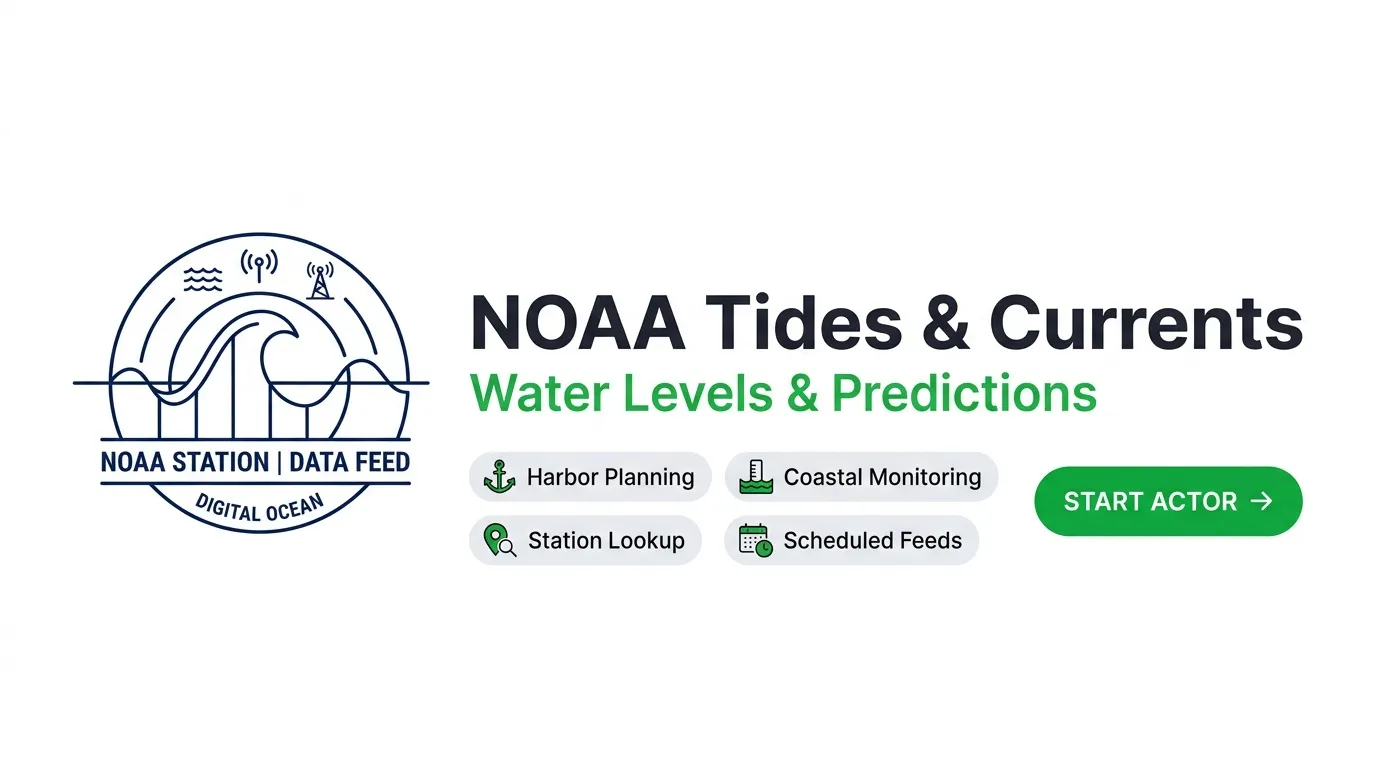 NOAA Tides & Currents Scraper