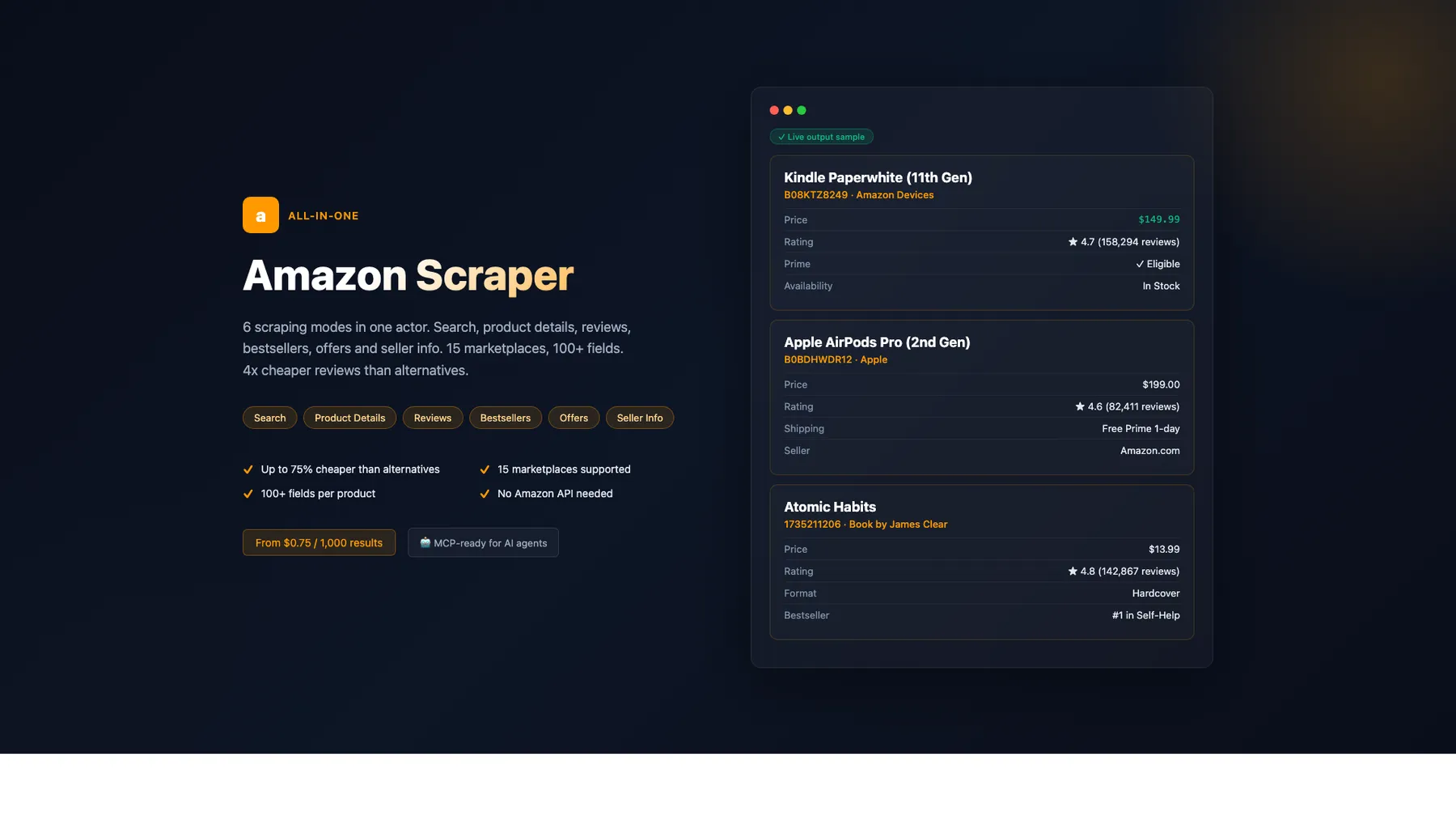 All-in-One Amazon Scraper