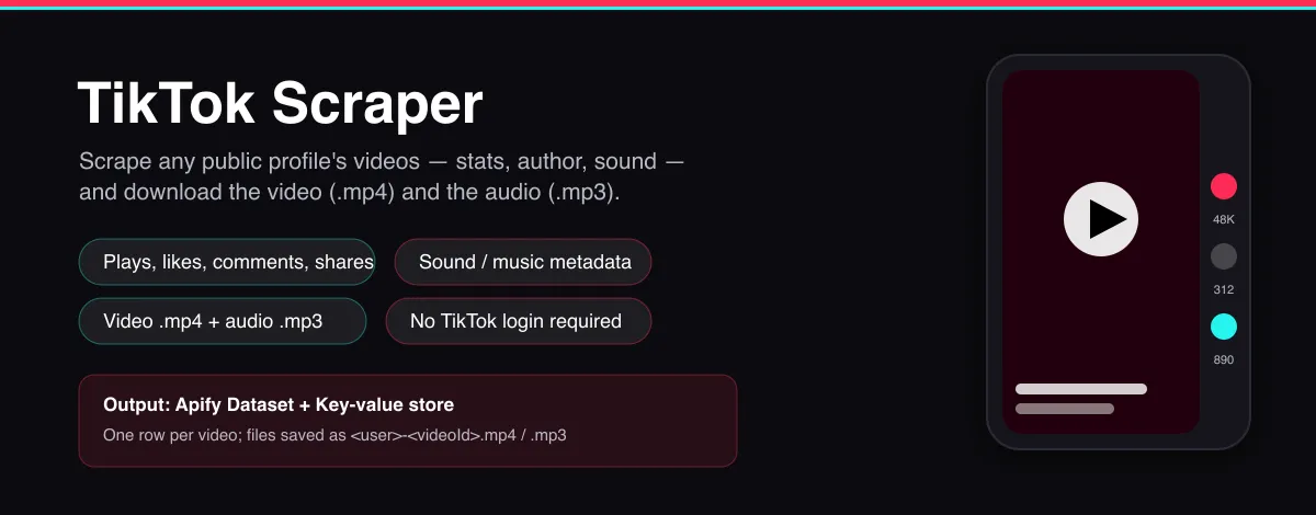 TikTok Scraper