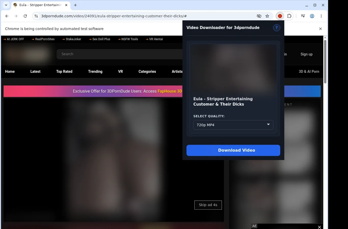 3dporndude Video Downloader