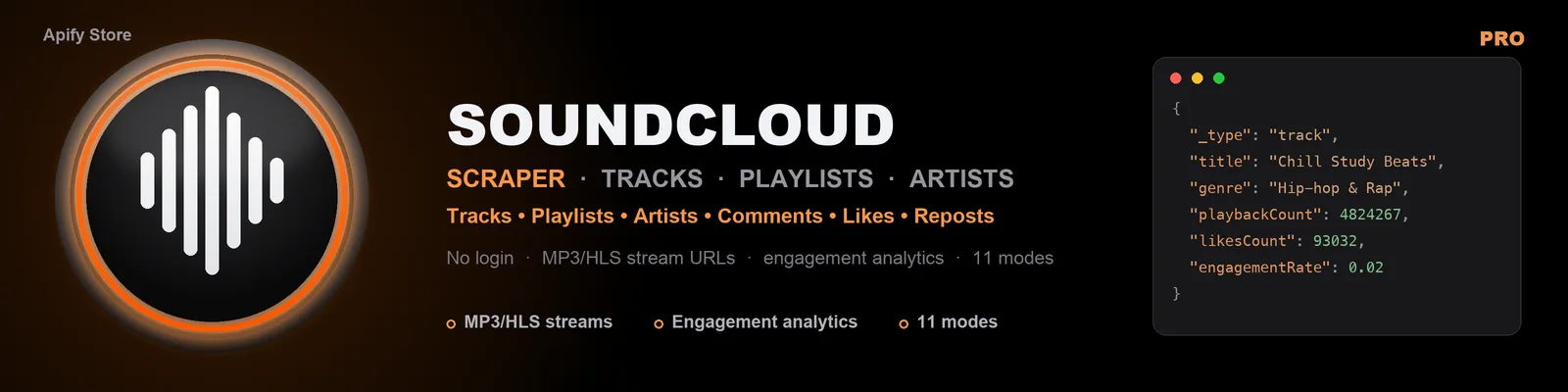 SoundCloud Scraper
