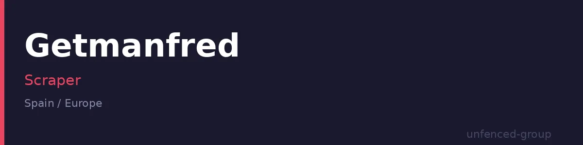 Getmanfred Scraper