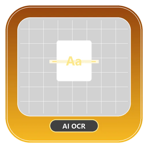 Document OCR & Scanned Image Text Extractor Icon