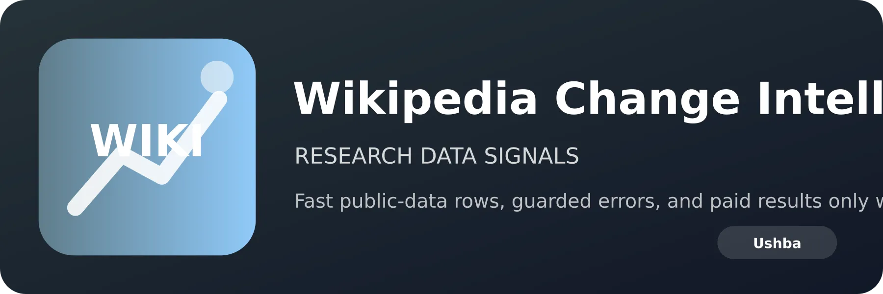 Wikipedia Change Intelligence logo