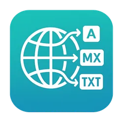 DNS Lookup — Bulk A/MX/TXT/NS Records (DoH)