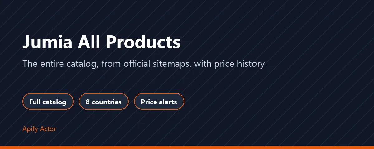 Jumia All Products Scraper