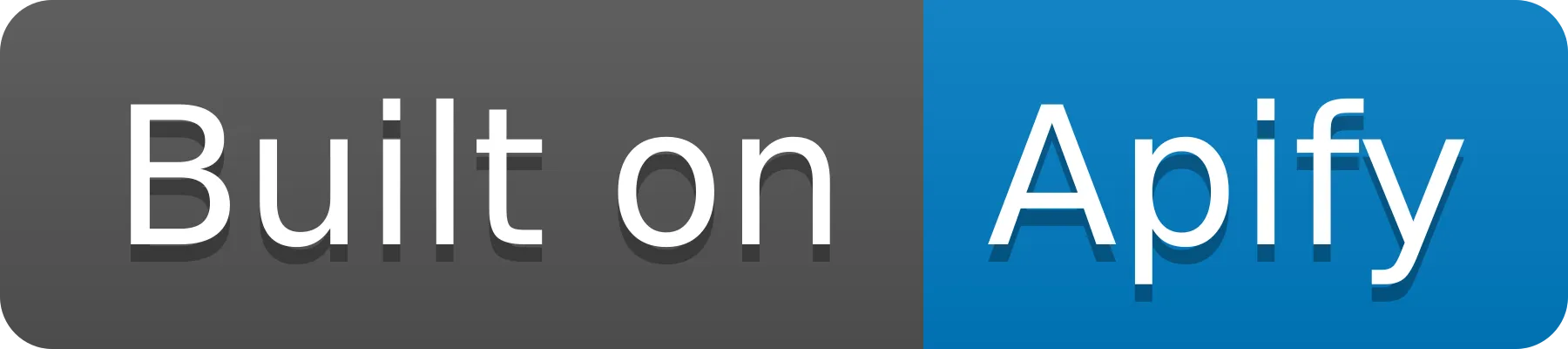 Built on Apify