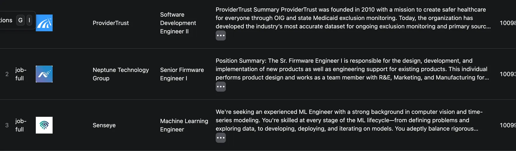 GlassSeaker Output Views