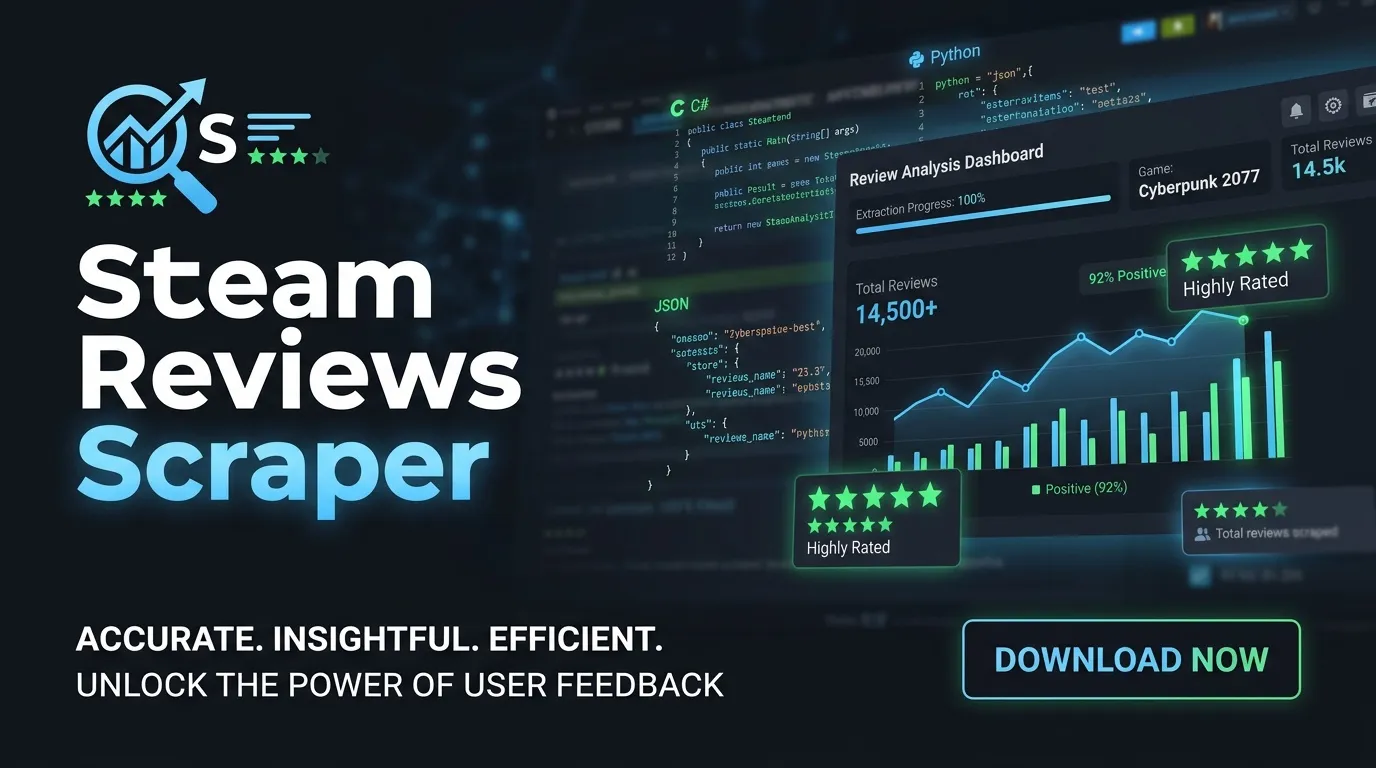 Steam Reviews Scraper