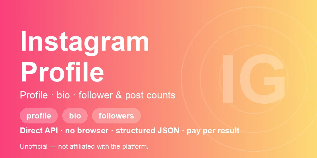 instagram-profile-scraper