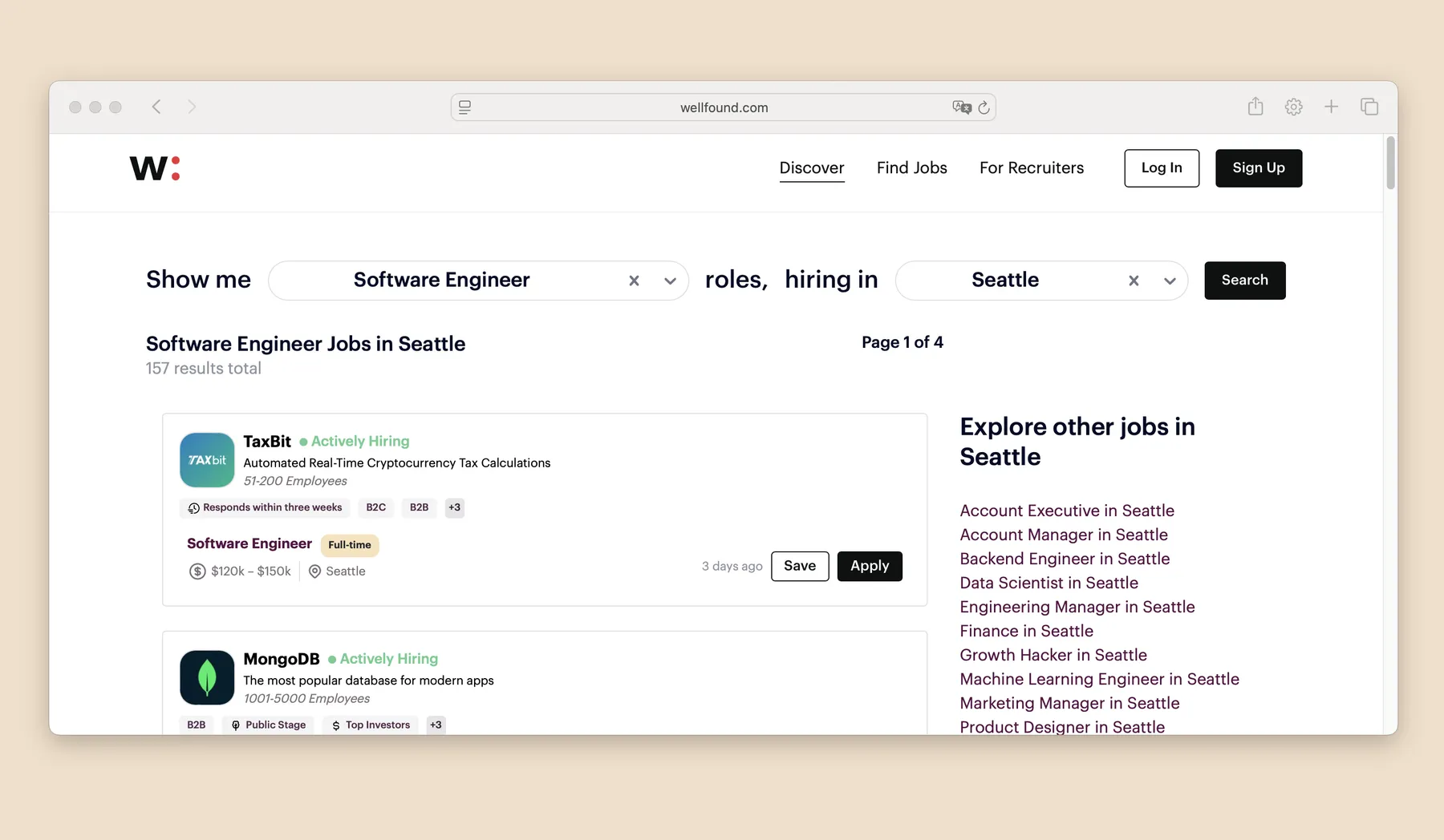 Wellfound Job Listings