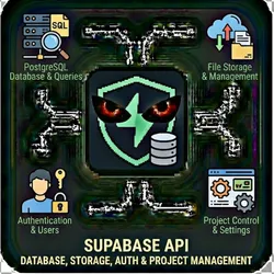 Supabase API Database, Storage, Auth & Project Management