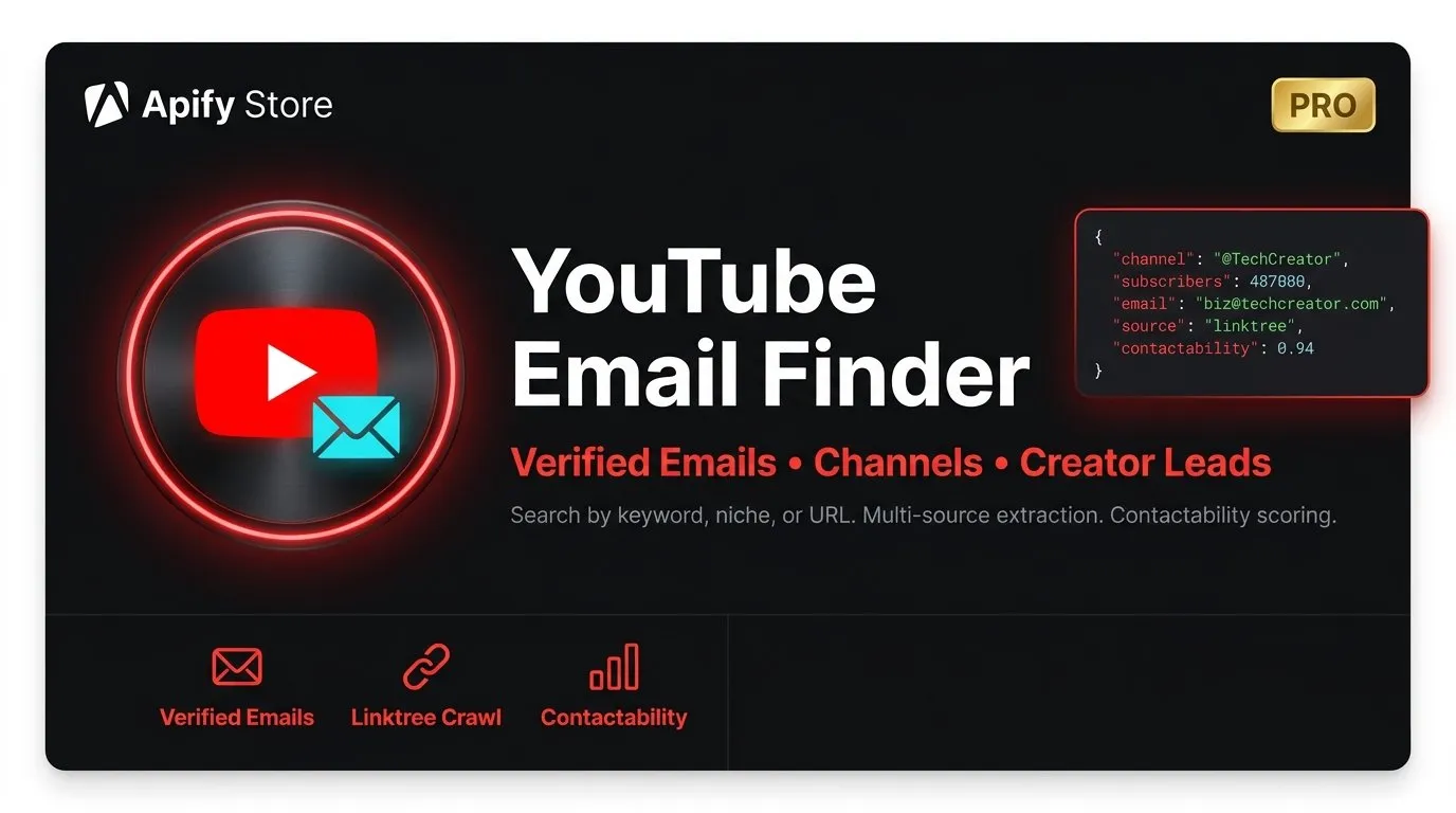 YouTube Email Scraper