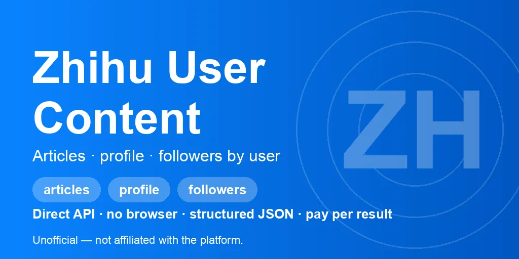 zhihu-user-content-scraper