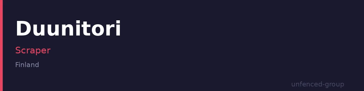 Duunitori.fi Scraper