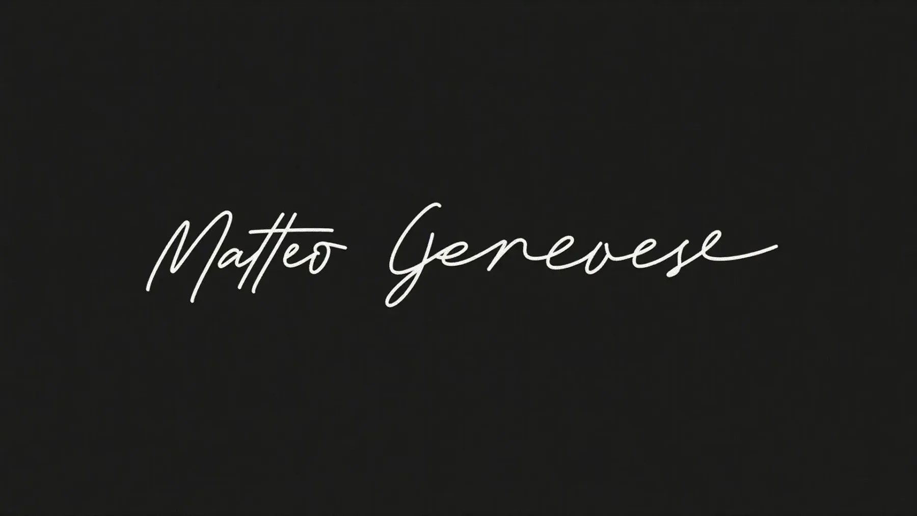 Matteo Genovese signature