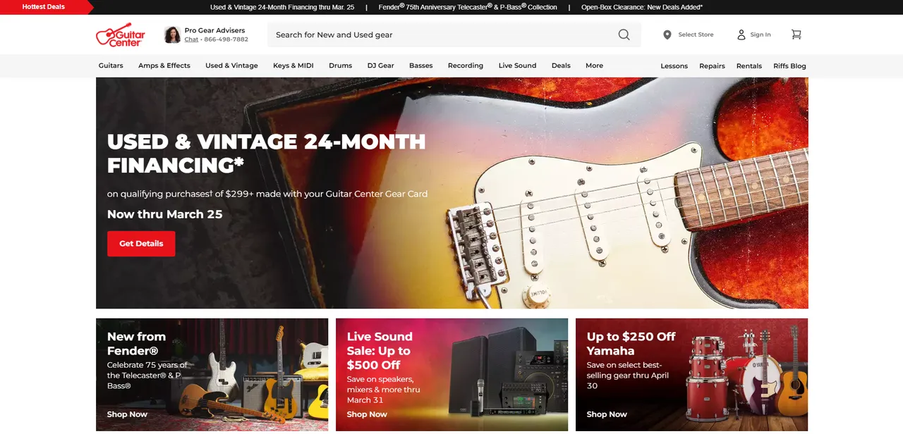 GuitarCenter Scraper