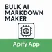 AI Markdown Maker avatar